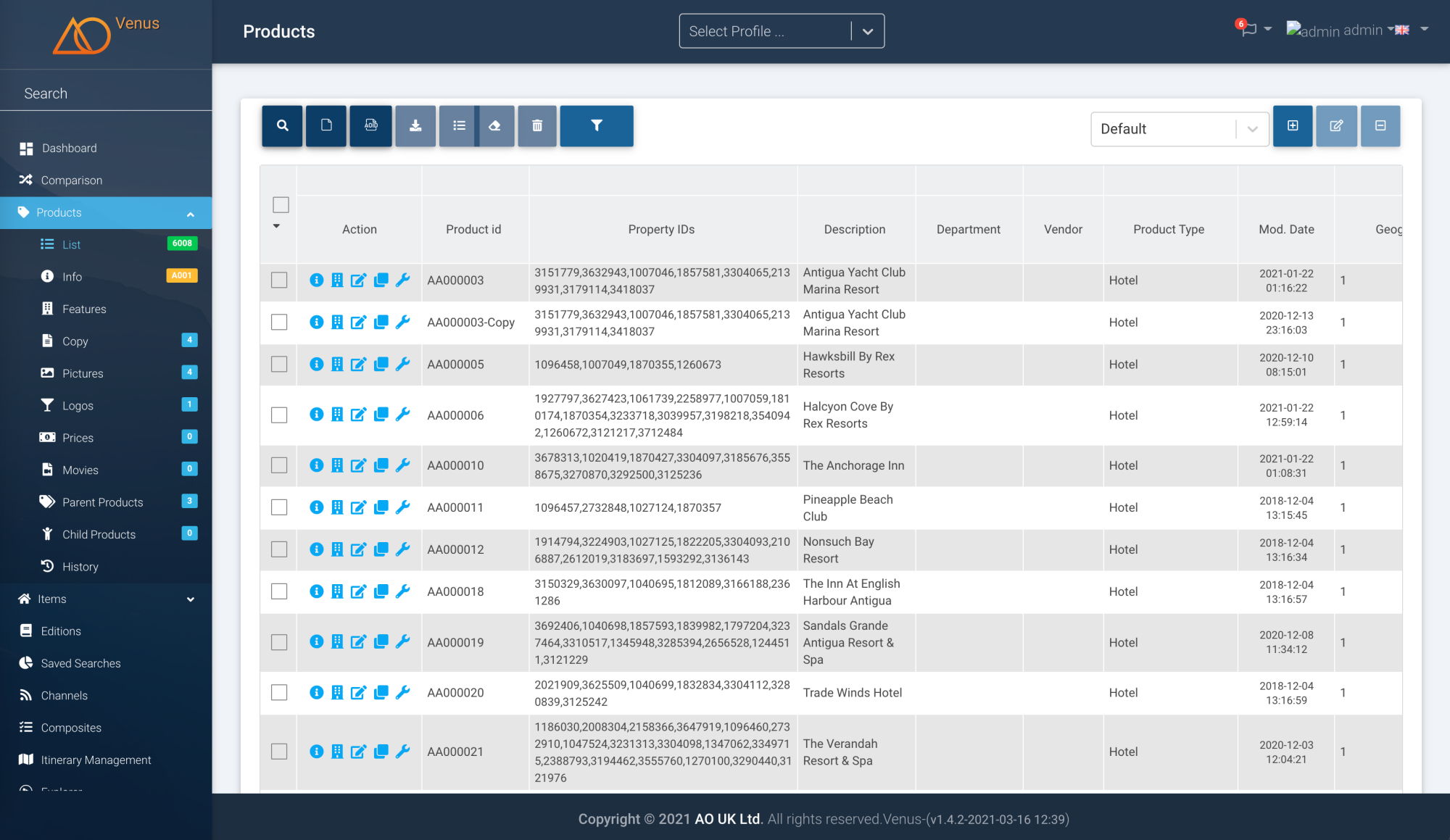 screenshot of AO Campaign